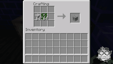 Рецепт крафта первого вида замшелого камня