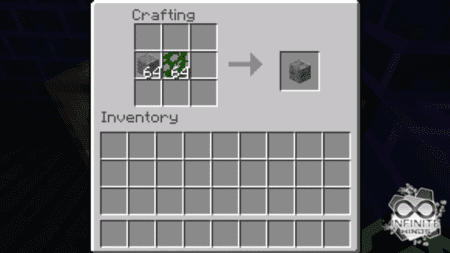 Рецепт крафта третьего вида замшелого камня