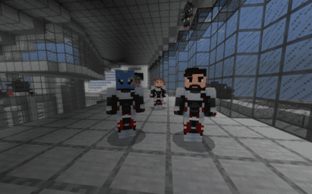 Игроки в костюме для путешествий во времени