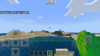 Камень времени в руках у игрока