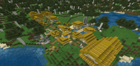 Карта: Деревня с березами (1.11)