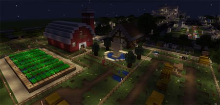 Развитая ферма на окраине города UKS