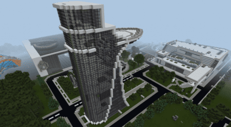 Огромная территория базы мстителей