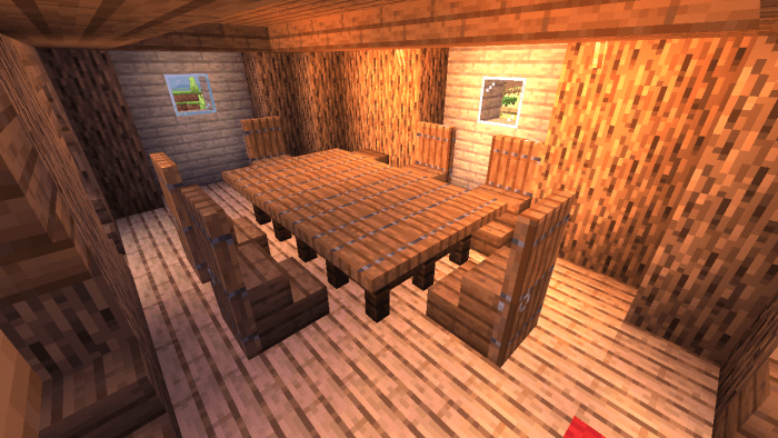 Столовая в доме хоббита