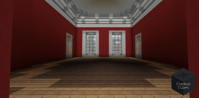 Пример гостиной в майнкрафт