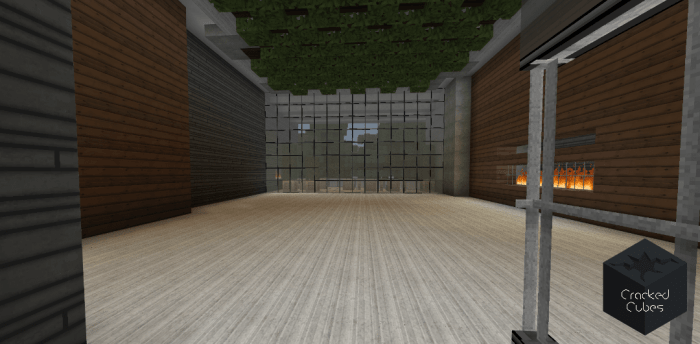 Особый интерьер в майнкрафт