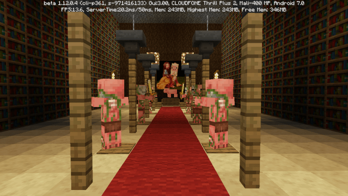 Свинозомби в комнате