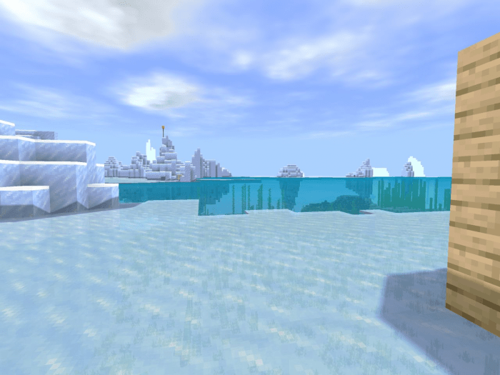 Порталы и пещеры зимний биом