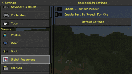 Глобальные настройки игры