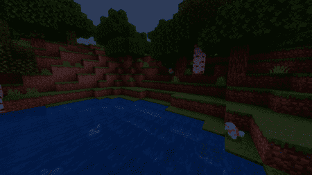 Сквирто, появившийся в ночное время игры возле воды