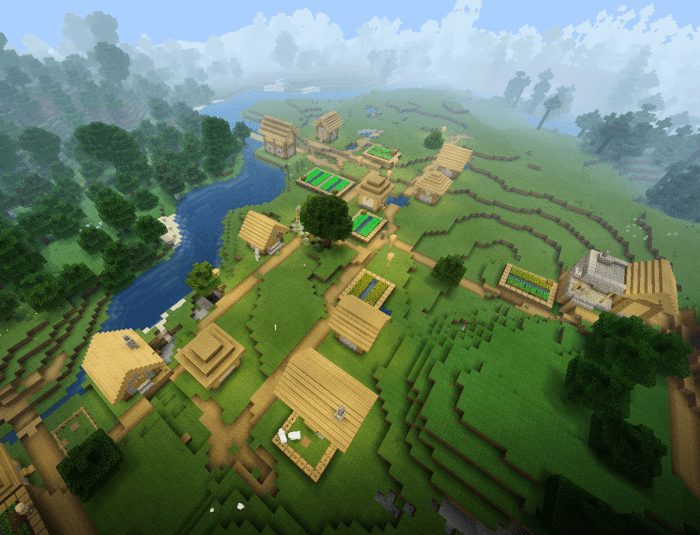 Деревня недалеко от спауна