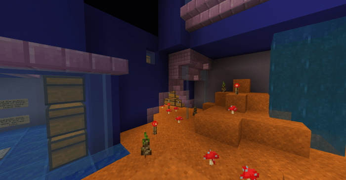 комната с грибами