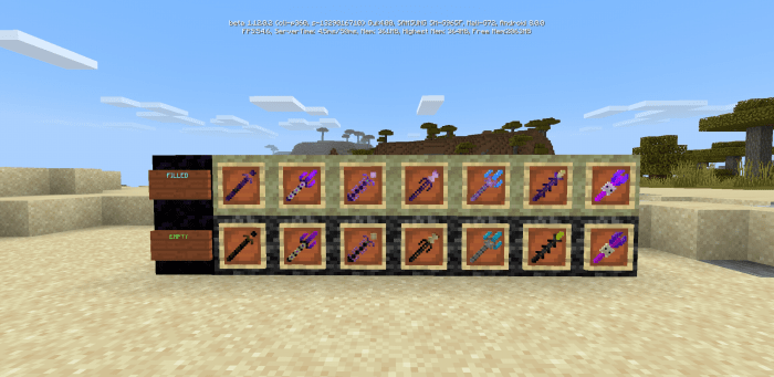 Отличие полных силы и пустых посохов, исчерпавших свою мощь