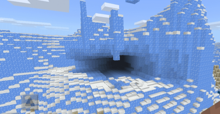 Прекрасный биом ледяных гор