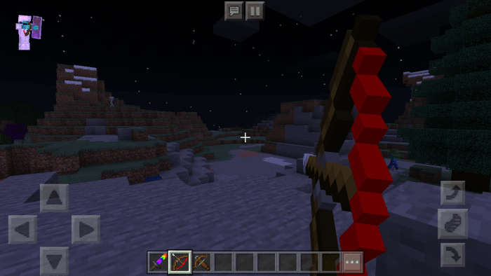 Окрашенная тетива лука, которая меняет цвет при натяжении