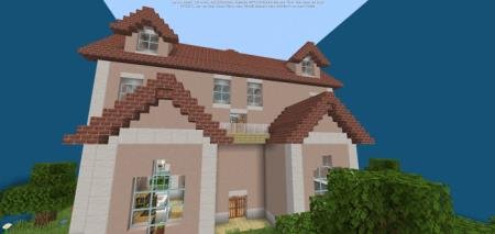 красивый домик в майнкрафт