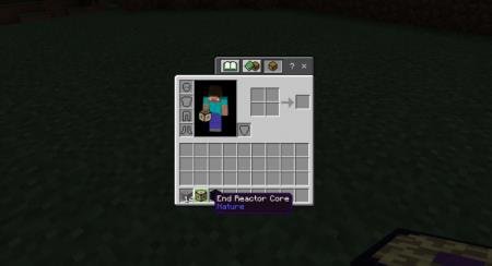 инвентарь игрока в майнкрафт с реактором края