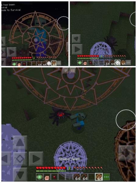 Использование заклинания щита, как в фильме Доктор Стрэндж