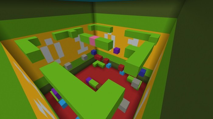 паркур-кубы майнкрафт