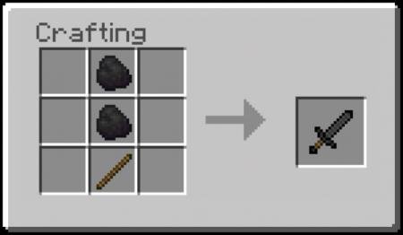 Рецепт крафта угольного меча