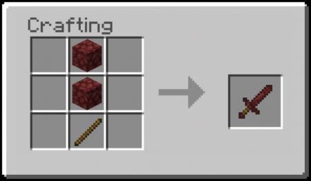 Рецепт крафта меча Нижнего мира