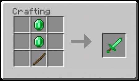 Рецепт крафта изумрудного меча