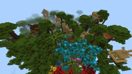 красивые деревья майнкрафт