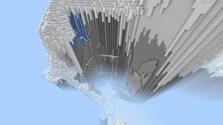 очень глубокий овраг