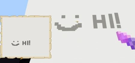 Карта: Рисование в Майнкрафт