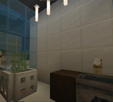 интерьер подводного дома майнкрафт
