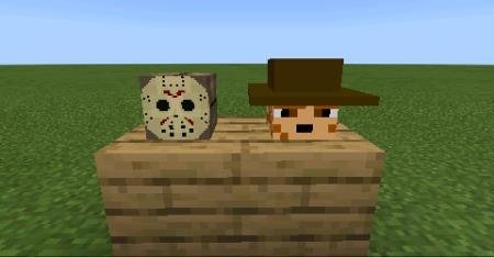 Представление головы Фредди и головы Джейсона