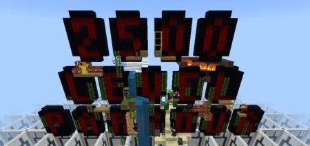 Карта: 2500 уровней паркура