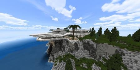 Вид сбоку на территорию особняка Тони Старка