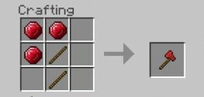 Рецепт крафта рубинового топора