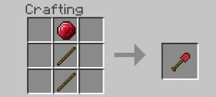 Рецепт крафта рубиновой лопаты
