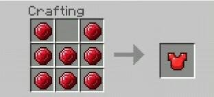 Рецепт крафта рубинового нагрудника