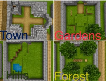 карта арены рейд битва