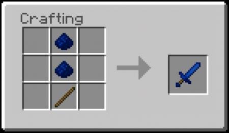 Рецепт крафта меча из медного купороса