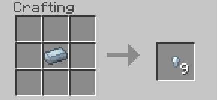 Рецепт крафта блока олова