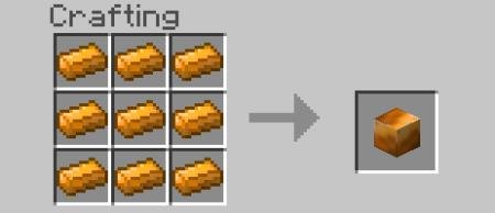 Рецепт крафта блока меди