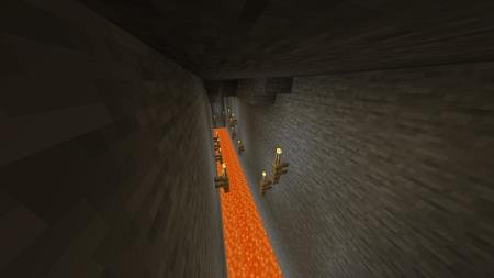 пещерный паркур майнкрафт