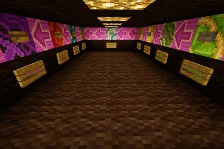 комната с указателями майнкрафт