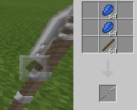 Представление и рецепт крафта алебарды