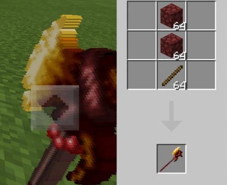 Представление и рецепт крафта проклятого топора