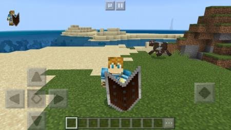 Игрок со стреловидным щитом в руке