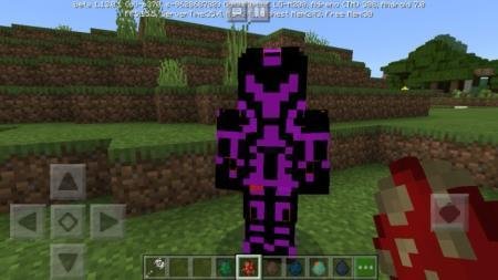 Представление фиолетового скина рыцаря