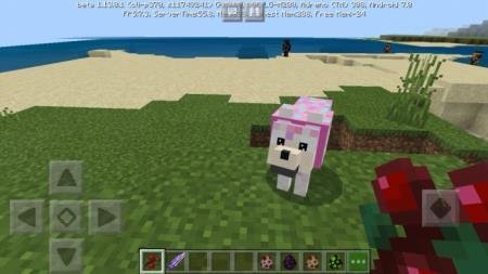 Милый вид собак в игре, которых можно приручить ягодами