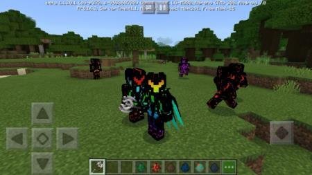 Игрок в костюме рыцаря стоит с посохом в руках