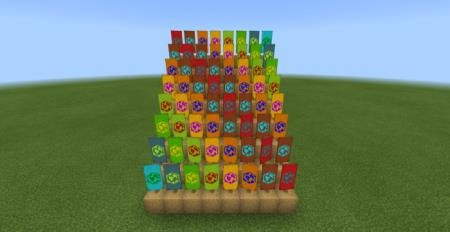 разноцветные баннеры мод