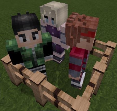 Команда Асумы - Шикамару, Чоуджи и Ино